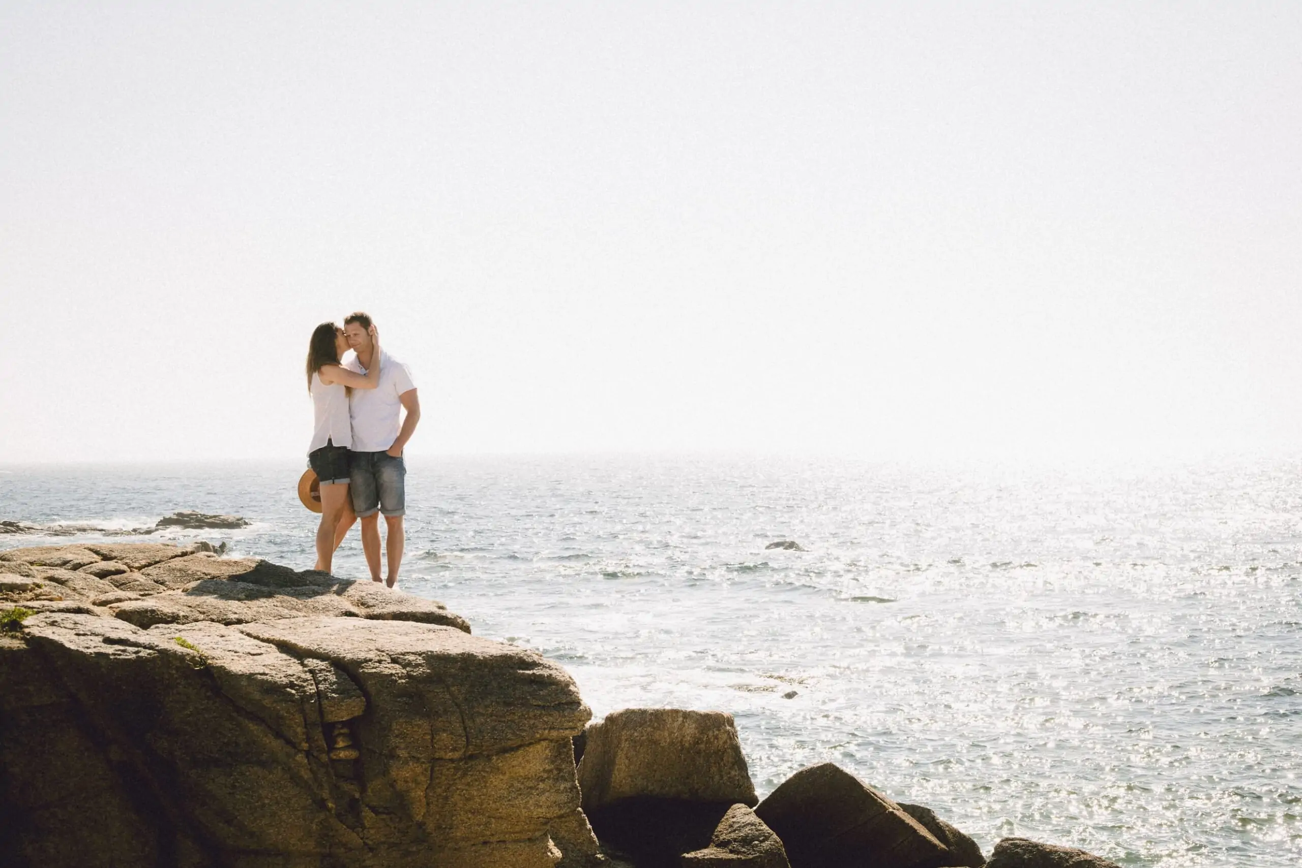couple plage mariage mademoiselle r monsieur p photographe video annonay ardeche bretagne